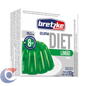 Gelatina Bretzke Diet Limão 10g