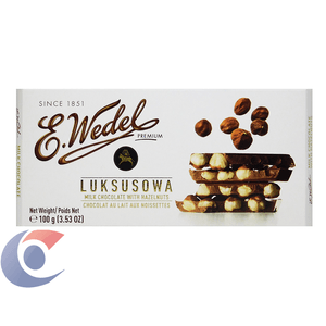 Chocolate Polonês E.Wede Premium Ao Leite Avelã 100g