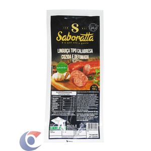 Linguiça Calabresa Saboratta Grossa 400g