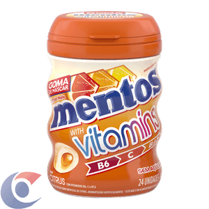Goma De Mascar Mentos Vitamins 48g