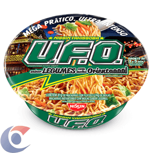 Macarrão Instantâneo Nissin Yakissoba Ufo Legumes 95g