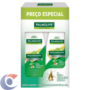 Kit Shampoo + Condicionador Palmolive Naturals Detox 350ml