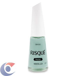 Esmalte Cremoso Ultra Brilho Menta Liza Risqué Blister 8ml