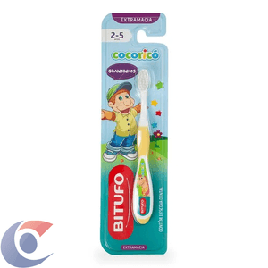 Escova Dental Bitufo Infantil Cocoricó