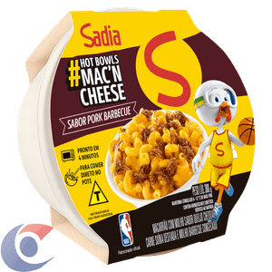 Mac'N Cheese Pork Barbecue Sadia Hot Bowls Pote 300g