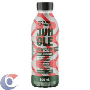 Suplemento Alimentar Morango E Limão Plant Power Jungle Low Carb Frasco 500ml