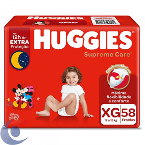 Fralda Huggies Supreme Care Hiper Xg Com 58