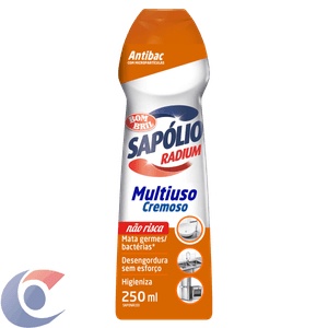 Saponáceo Cremoso Multiuso Sapólio Radium Antibac Squeeze 250ml