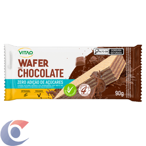 Wafer Integral Zero Açúcar Vitão Chocolate 90gr