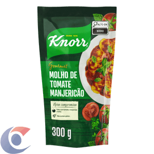 Molho De Tomate Manjericão Knorr Gourmet Sachê 300g
