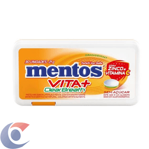 Pastilha 30 Minutos Mentos Vitamina C Sem Açúcar 21gr