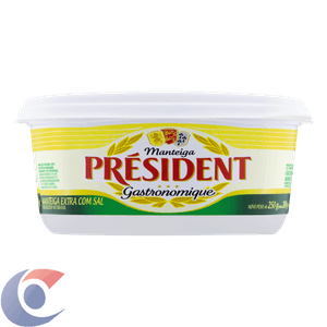 Manteiga Extra Com Sal President Gastronomique Pote 200g