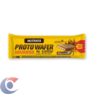 Barra Wafer Whey Nutrata Havana Doce De Leite 30g