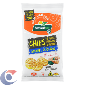 Chips Arroz Natural Life Presunto 70g