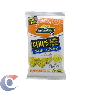 Chips Arroz Natural Life Queijo 70g