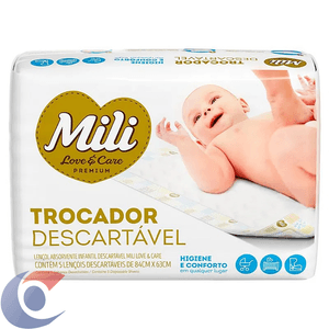 Lençol Absorvente Trocador Mili Infantil 5 Un