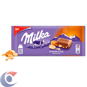 Chocolate Alemão Milka Recheio Amendoim E Caramelo 135g