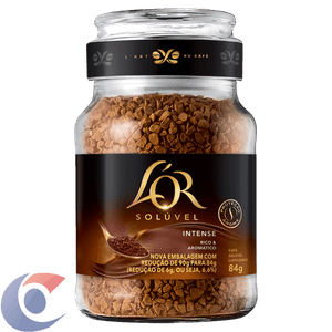 Café Solúvel Liofilizado Intense L´Or Vidro 84g