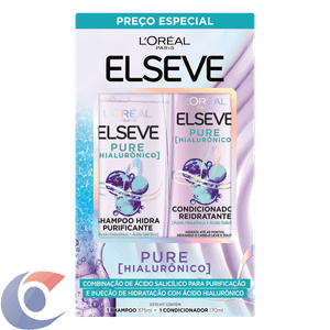 Kit Shampoo + Condicionador Pure Hialuronico Elseve