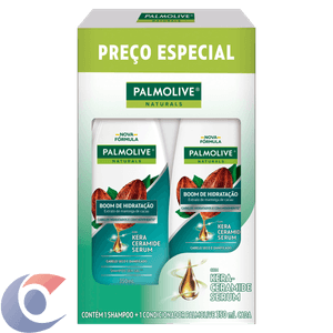 Kit Shampoo + Condicionador Palmolive Naturals Boom De Hidratação 350ml Cada