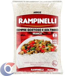 Arroz Branco Polido Tipo 1 Rampinelli 5 Kg