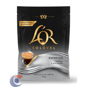 Café Solúvel Pó Lor Espresso Sachê 40g