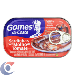 Sardinha Com Molho De Tomate Gomes Da Costa Lata 84g