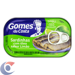 Sardinha Com Óleo Limão Gomes Da Costa Lata 84g