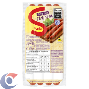 Linguica Mista Defumada Sadia Fininha 215g