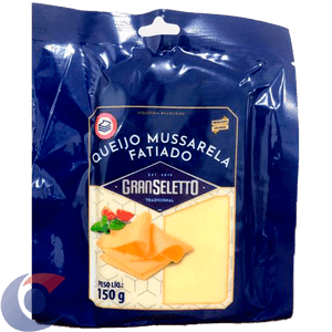 Queijo Mussarela Gran Seletto 150gfatiada