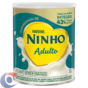 Leite Em Pó Semidesnatado Ninho Adulto Lata 350g