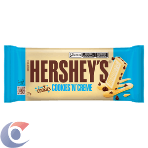Chocolate Branco Cookies 'N' Creme Hershey'S Pacote 77g