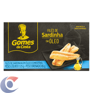 Filé De Sardinha Com Óleo Gomes Da Costa Caixa 85g