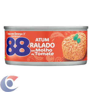 Atum Ralado Em Molho De Tomate 88 Lata 115g