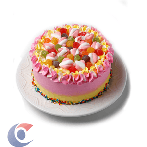 Torta Infantil Rosa Unidade