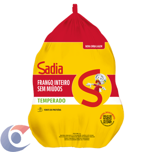Frango Congelado Inteiro Sadia Sem Miúdos Kg