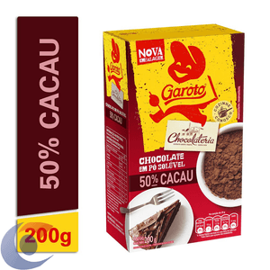 Chocolate Em Pó Garoto 50% Cacau 200g