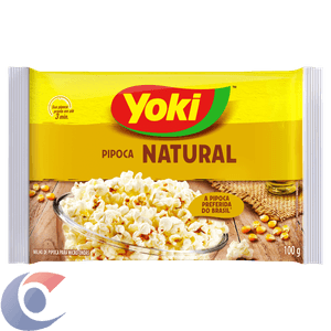 Pipoca Yoki Micro-Ondas Natural 100g