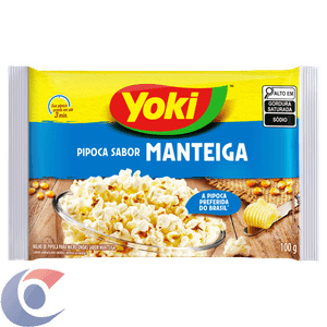 Pipoca Yoki Micro-Ondas Manteiga 100g
