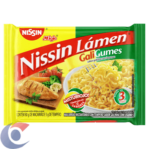Macarrão Instantâneo Nissin Lamen Galinha Com Legumes 85g
