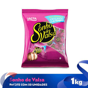 Bombom De Chocolate Sonho De Valsa Pacote 1kg