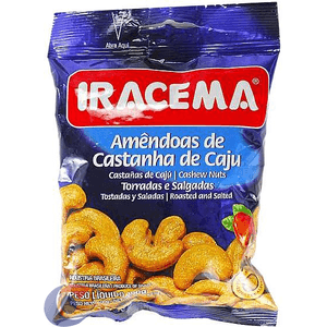 Snacks Iracema Castanhas e Caju 100g