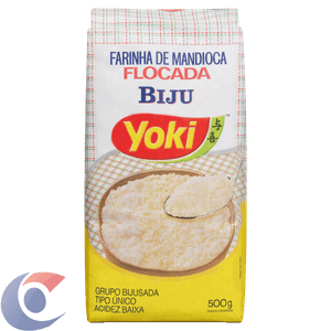 Farinha De Mandioca Biju Yoki Flocos 500g