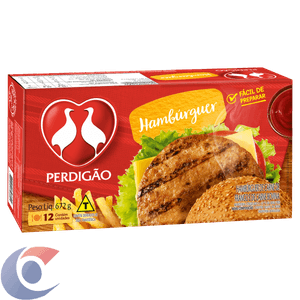 Hambúrguer Bovino Perdigão 672g
