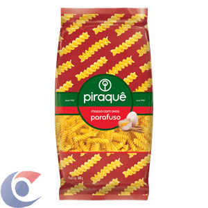 Massa Com Ovos Piraquê Parafuso 500g