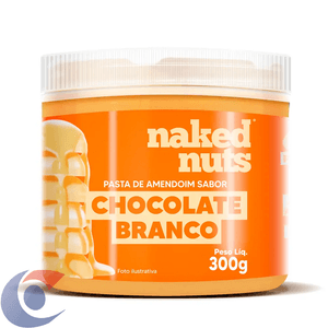 Pasta De Amêndoas Naked Nuts Chocolate Branco 300g