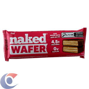 Wafer Naked Nuts Chocolate Ao Leite Com Leite Em Pó 26g