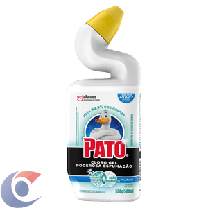 Limpador Sanitário Pato Cloro Gel Ativo Marine 500ml