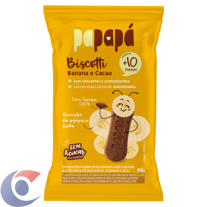 BISC-INF-PAPAPA-60G-BISCOTTI-BAN-C-CACAU