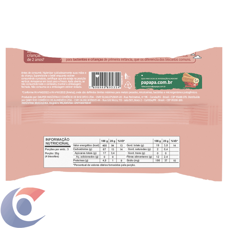 BISC-INF-PAPAPA-60G-BISCOTTI-MACA-C-CANELA